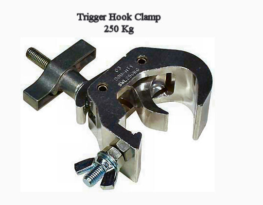 Trigger Hook Clamp, schwarz,  DOUGHTY T58206